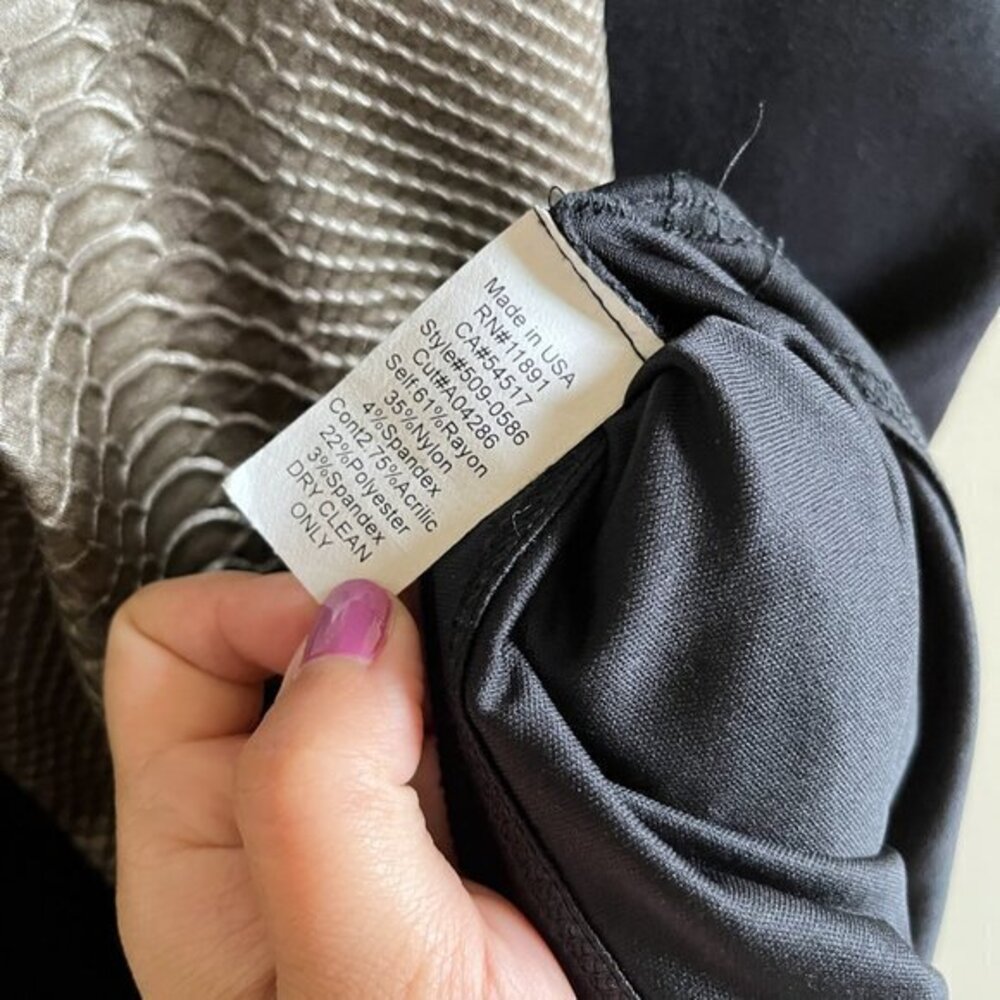 Anthropologie Bailey 44 Python Embossed Bodycon D… - image 7